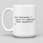 It’s Complicated Merge Conflict Developer Mug